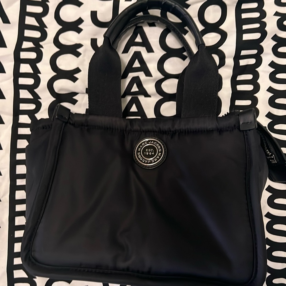 Marc Jacobs Mini Black Nylon Tote Bag